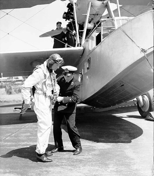 RNAS Lee on Solent HMS Daldalus Fleet Air Arm A flight suit is checked before a