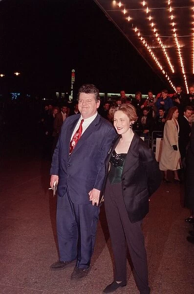 Robbie Coltrane actor and guest at film January 1994 premiere The Age of