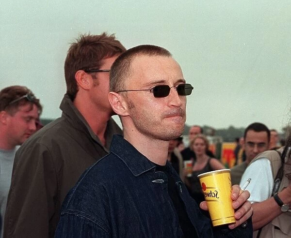 Robert Carlyle in crowd at T in the Park July 1999