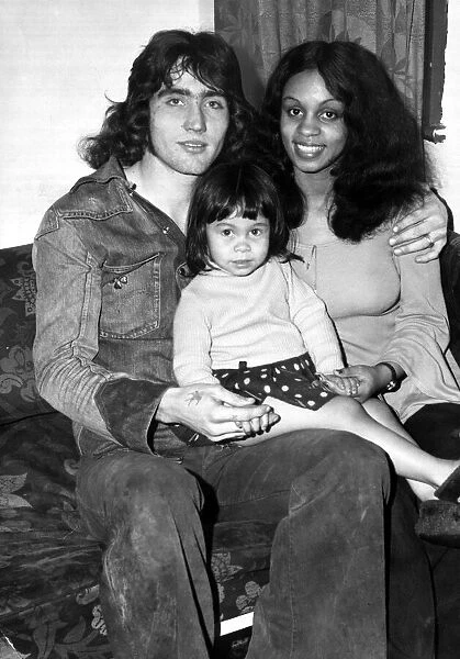 Robin Friday - November 1972 Football Player of Reading FC with wife, Maxine