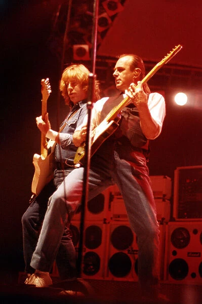 Rock band Status Quo perform in concert at the Newcastle Arena 1997