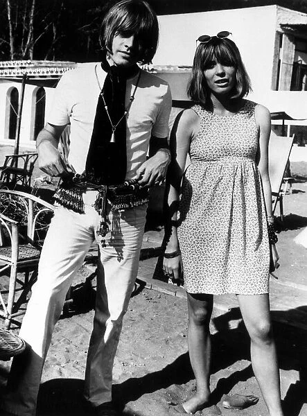 Rolling Stones: Brian Jones in Marbella with Suki Potter August 1967