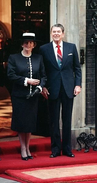 Ronald Reagan June 1988 President United States of America and Margaret Thatcher