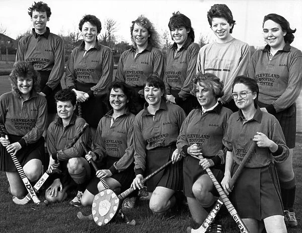 Roseberry Ladies hockey team have some silver wear to mark their 21st Annoversary after