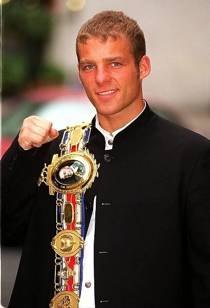 Ryan Rhodes British champion announcing plans for vacant IBF intercontinental title fight
