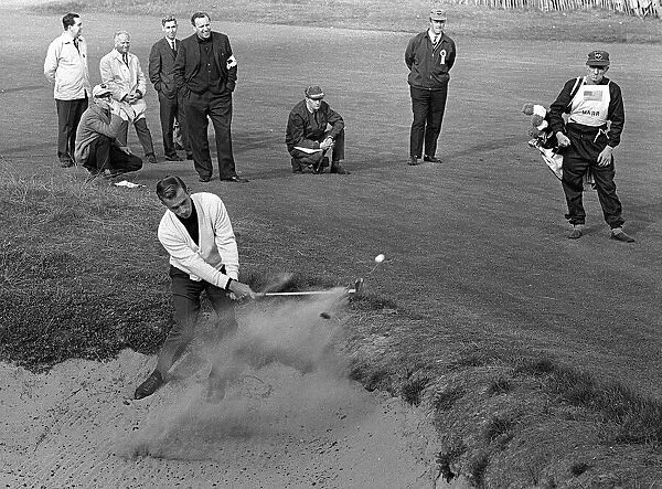 Ryder Cup Great Britain v USA Golf October 1965 Arnold Palmer of the USA team fires