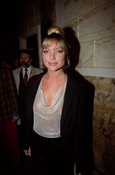 Samantha Janus Actress May 98 At the premiere of Saturday Night Fever the stage