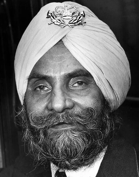 Sant Singh Shattar, Royal Mail Postal Worker, pictured 6th October 1960