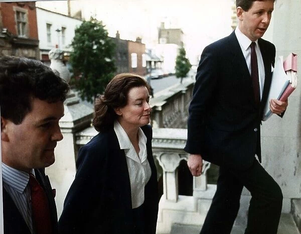 Sarah Keays who had an affair with Cecil Parkinson arrives at High Court Sara Keays who