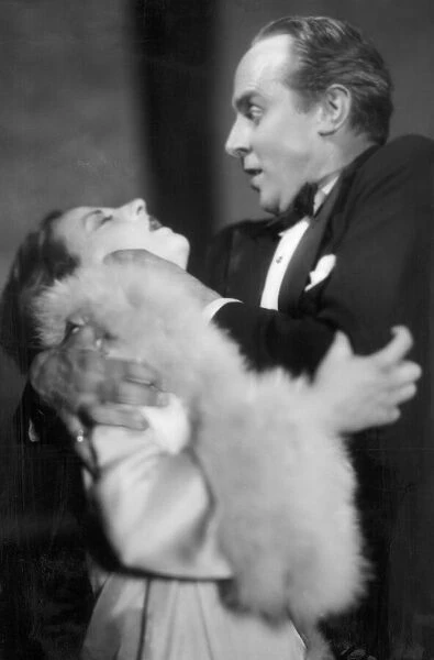Scene from the play Mud And Treacle starring Tallulah Bankhead and Nicholas Hannen