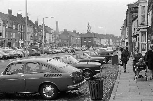 Scenes in Yarm, North Yorkshire. 1972
