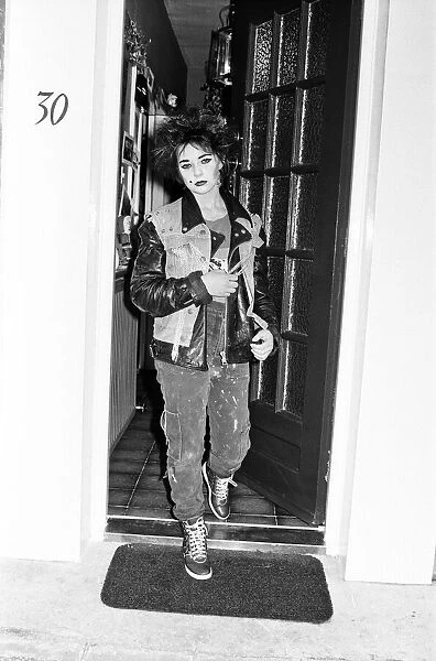 Schoolgirl Laura Goldsmith transforms into a punk rocker. 18th December 1980