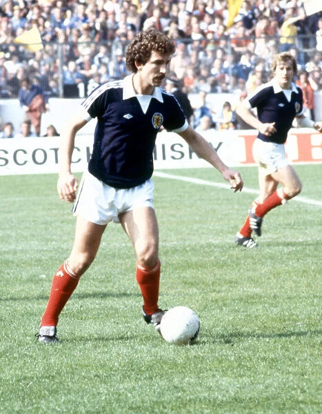 Scotlands Graeme Souness seen here in action against England. 20th May 1978