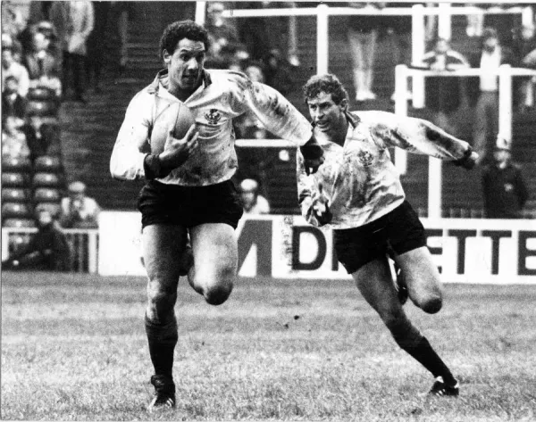 Serge Blanco in Action, 1988 Art Prints, Posters Puzzles