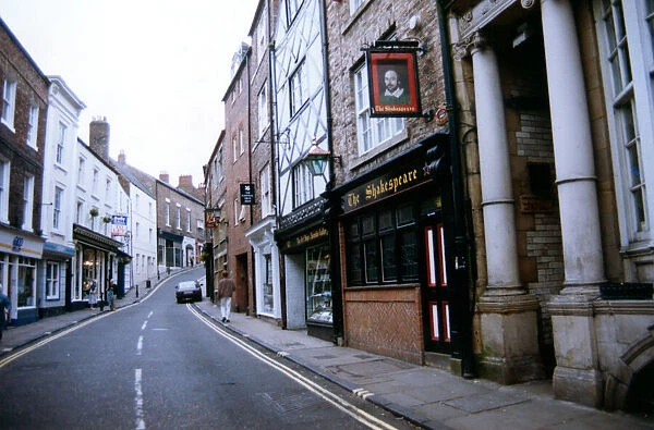 The Shakespeare pub, Durham. June 1993