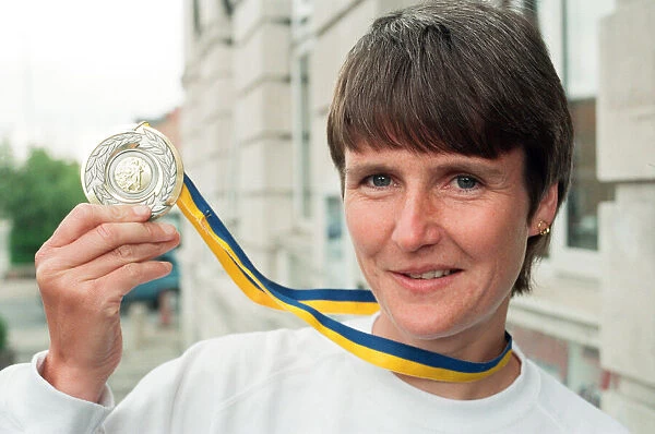 Sharon Gayter who was a member of the British Silver Medal winning team at the European