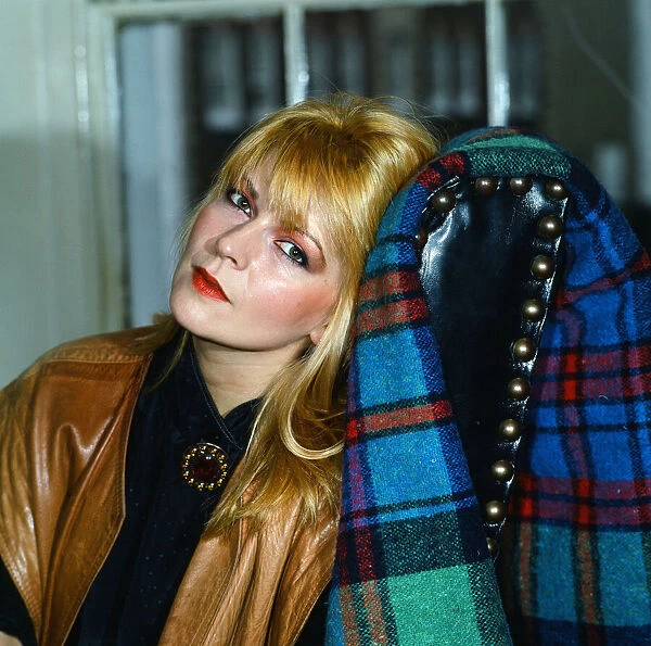 Singer and actress Toyah Willcox. October 1986