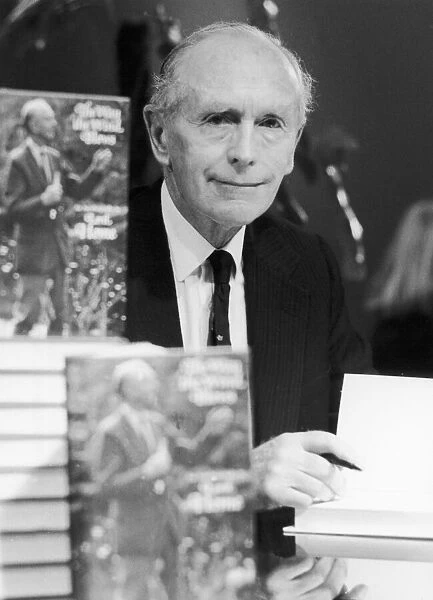 Sir Alec Douglas Home seen here at a book signing session in London'