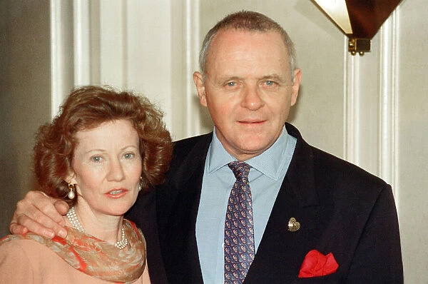 Sir Anthony Hopkins and wife Jennifer Lynton, at the Variety Club Show Business awards