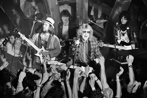 Slade performing at the Montreaux Pop Festival. 18th May 1984