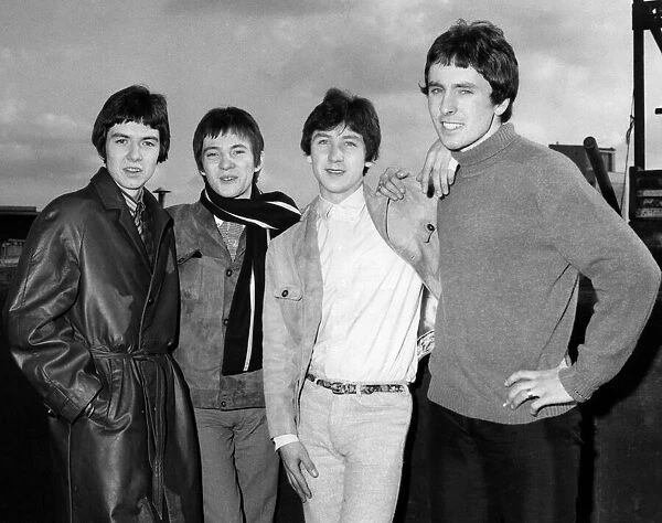 The Small faces pop group. Left to right are Ronnie 'Plonk'Lane