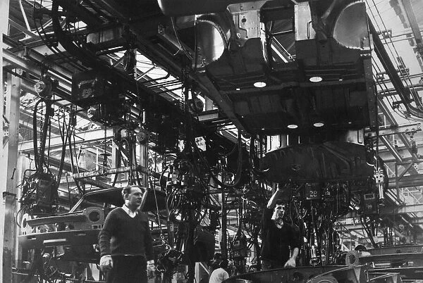 Standard Triumph assembly facility in Speke, Liverpool, 23rd February 1968