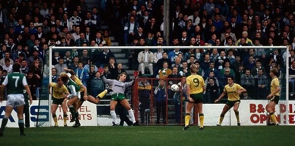 Steve Archibald scores goal past Alan Rough October 1988