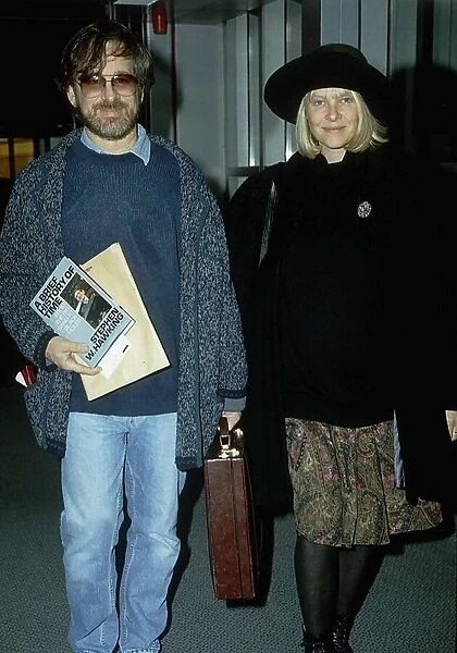 Steven Spielberg Film Actor at L. A. P with his girlfriend Kate Capshaw
