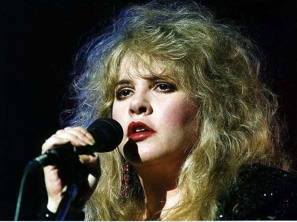 Stevie Nicks Pop Singer with Fleetwood Mac in concert at the Expo at Ghent in Belgium