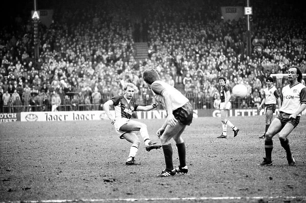 Stoke v. Aston Villa. March 1984 MF14-21-077 The final score was a one nil