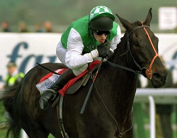 Strong Promise on the way to victory at Cheltenham 15th April 1997