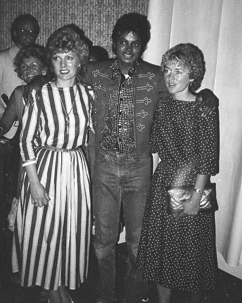 Susan Coburn and Valarie Bayfield seen here with Michael Jackdon