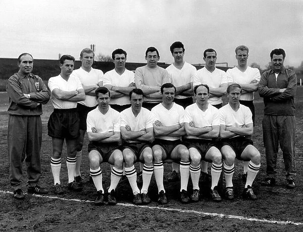 Team to meet Scotland at Wembley April 1963 International squad back row l-r Alf