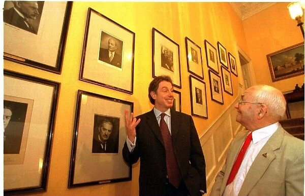 Ted Redgrave with Prime Minister Tony Blair February 1999