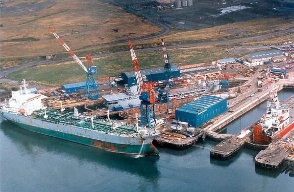 Tees Dock Yard in Middlesbrough in 1994