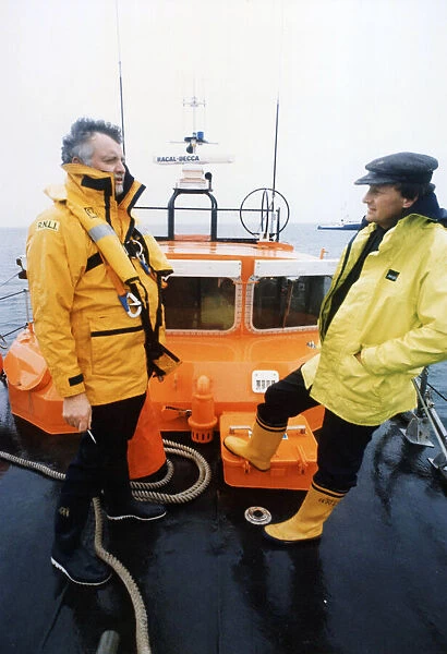 Tenby RNLI lifeboat crew, October 1992