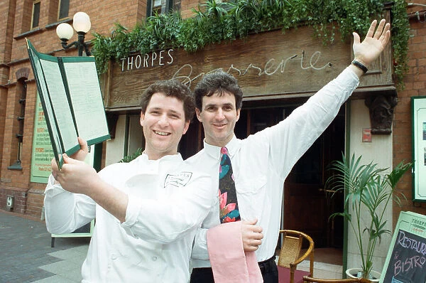 Terry and Jamie Corless, Directors from Thorpes Restaurant in Thorp Street