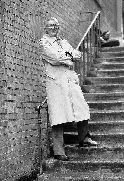Thriller writer Len Deighton pictured in London. 7th October 1985