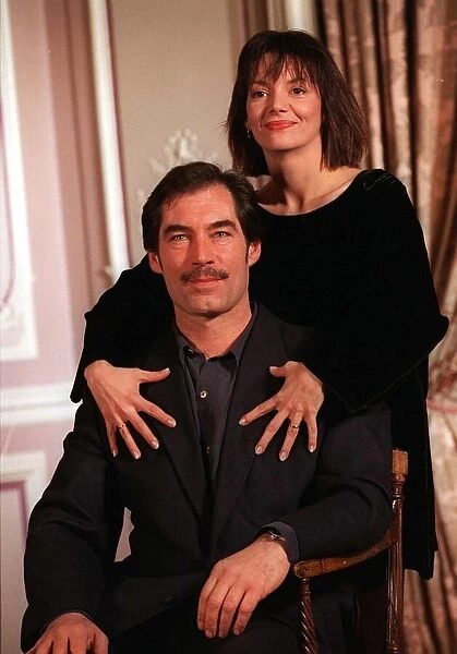 Timothy Dalton actor Joanne Whalley-Kilmer actress who are to star in a mini