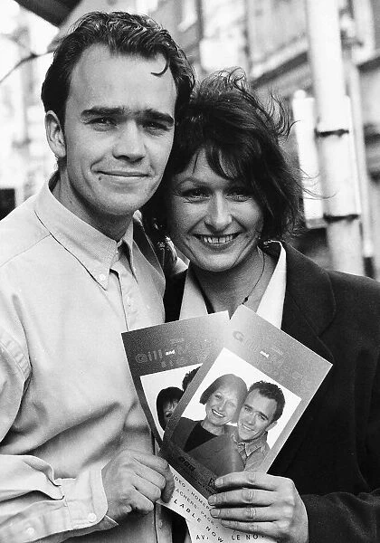 Todd Carty Actor who plays Mark Fowler in the BBC TV soap Eastenders with co star Susanna