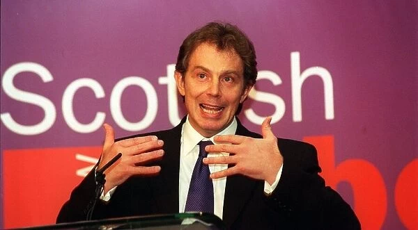 Tony Blair at Labour Gala Dinner in Glasgow November 1998