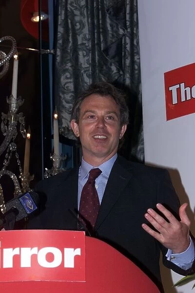 Tony Blair the Mirror Pride of Britain Awards May 1999 at the Dorchester Hotel