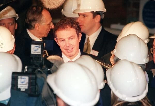 Tony Blair Prime Minister 4th March 1999 visiting Marconi Marine in Scotstoun in