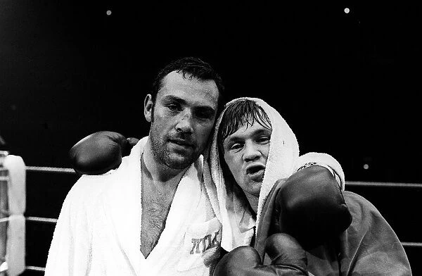 Tony Sibson who beat Alan Minter in European 1981 middleweight title fight
