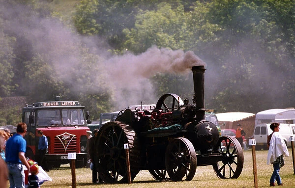 A traction engine at the Vintage Car and Steam Engine Show at Corbridge on 12th June 1994