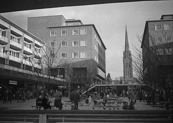 Upper Precinct Coventry City Centre circa 1960