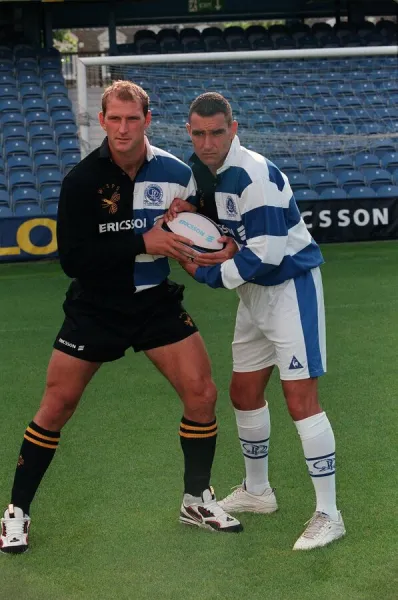 Vinnie Jones Football August 98 QPR Player manager turned actor at the launch of