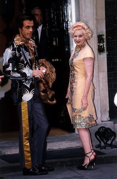 Vivienne Westwood Designer at number 10 Downing Street for Tony Blairs Party