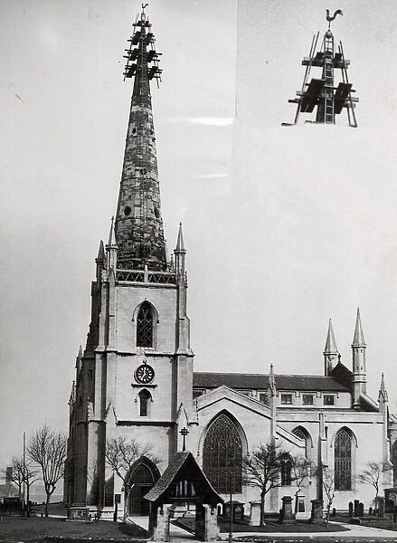 Walsall Parish Church. 16-03-1949