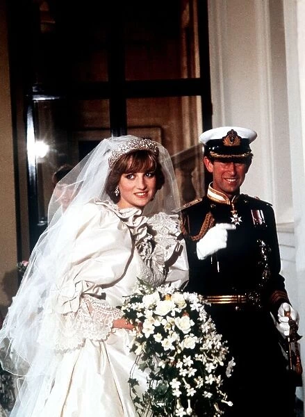 Wedding of Prince Charles & Lady Diana Spencer Arriving at Buckingham Palace